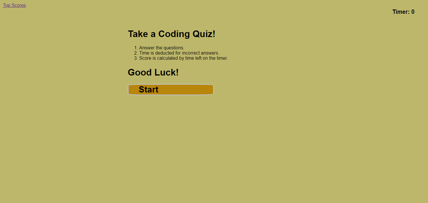 coding quiz